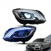 Phares LED DRL modifiés pour Mercedes-Benz Classe C W205 (2019-2021) – Style Maybach – Neufs – Pour modèles LHD et RHD
