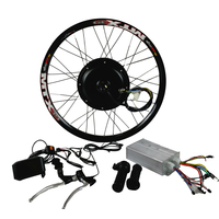 Kit de roue de vélo électrique 3000W 5000W en stock, kit de conversion de moteur de moyeu de moto 17" 19" pour vélo électrique