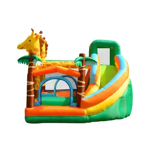 Entretenimento durável seguro todas as idades oxford bouncy house com slide inflável castelo salto casa pulando trampolim combo