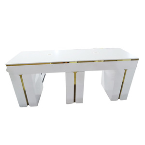 ชุดเก้าอี้และโต๊ะทำเล็บคู่แบบมืออาชีพเฟอร์นิเจอร์สถานี2025 - Product Image 2