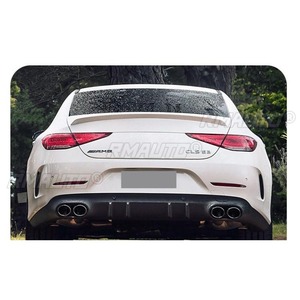Diffuseur de pare-chocs arrière, lèvre de spoiler, séparateur et embout d'échappement pour Mercedes Benz CLS C257 2018+ - Pièce de modification et accessoire automobile - Product Image 5