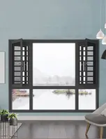 Veilon Foshan หน้าต่างอลูมิเนียมสวิงหน้าต่างกระจก