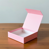 Boîtes cadeaux rigides en carton gaufré de couleur unie haut de gamme en gros, fermeture magnétique pour vêtements, montres, cosmétiques