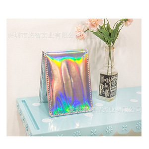 Customized PU leather metal laser card <b>holder</b>, card <b>holder</b>, <b>document</b> <b>holder</b>, stylish and trendy driver's license leather cover - Product Image 2