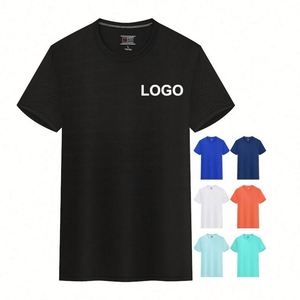 LC3320 Men's Custom Logo Printed Sports T-<b>Shirt</b> Casual Vintage Style Short Sleeve O-Neck Geometric 3D Silk Soft Feel Gym Use Run - Product Image 1