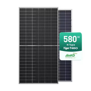 Panneau <span class=keywords><strong>solaire</strong></span> 570W Tiger Neo N-Type double vitrage bifacial, efficacité 22,84 % pour systèmes solaires commerciaux sur toitures et fermes - Product Image 3