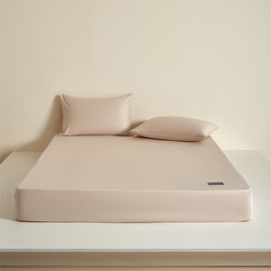सरल सभी कपास लेबल बिस्तर कवर एकल टुकड़ा - Product Image 5
