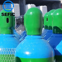 Bouteille de gaz vide bouteille industrielle ISO9809-1 50 litres 300bar 229mm oxygène azote argon hélium Co2 bouteille