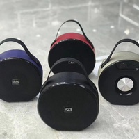 Haut-parleur Bluetooth P23 en cuir véritable, portable, BT5.1, boîte audio, prend en charge la lecture de clé USB, entrée AUX, boîte à musique en cadeau