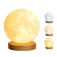 HCNT VENTA CALIENTE artículo Impresión 3D para regalo de cumpleaños Lámpara moom de levitación magnética