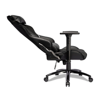 Chaise de jeu ergonomique personnalisée en cuir PU, avec accoudoirs 2D, coussin cervical, pivotante et inclinable, pour ordinateur, directement de l'usine
