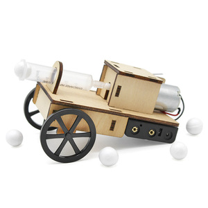 Air Cannon <b>Model</b> <b>Kit</b> Wooden STEM Education Toy For Kids Science Experiment DIY Assembly 7-9 Years Old - Product Image 3