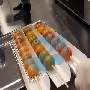 Máy làm bánh quế hình cầu chống dính, thiết bị làm bánh ăn nhẹ phổ biến, máy làm bánh quế hình cầu điện thương mại - Product Image 6