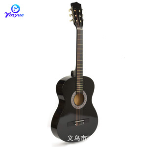 Guitarra Acústica Yinyue de 38 Pulgadas, Madera de Tilo, Perillas Semicerradas, 6 Cuerdas, Acabado Lacado, Para Principiantes - Product Image 2