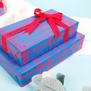 Factory Wholesale 80g <b>Christmas</b> Custom Luxury Gift Wrap Paper 43*300cm Wrapping Paper for Packaging - Product Image 5