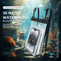 ZONYSUN nouveau Style pochette étanche PVC haute Transparent étanche téléphone sac étanche sac à bandoulière pour les Sports de plage