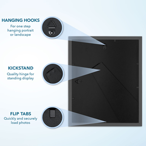 Thiết kế đẹp PS 4x6 5x7 8x10 8.5x11 11x14 vàng bạc trắng đen khung ảnh nhựa hình ảnh hình ảnh - Product Image 2