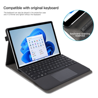Pour étui de protection de Surface pour Surface Pro 4 5 6 7 8 étui tout compris étui pour tablette en cuir PU