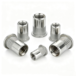 Tuercas Remachables M4 M5 M6 de Acero Inoxidable 304 de Fábrica Bibo Yaente |   Insertos Roscados, Tuercas Remachables Ciegas de Cabeza Plana M4 M5 - Product Image 3