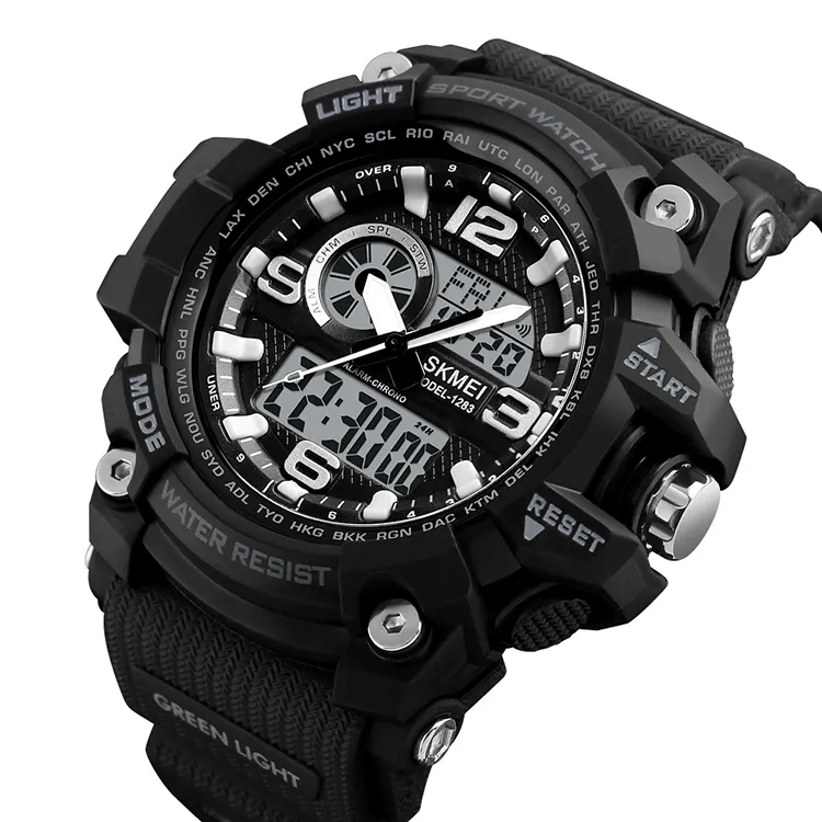 Skmei Watch 1283 Men Business Elegant Fashion Golden Watches Skmei Brand 30M Waterproof Analog Mens Wristwatch