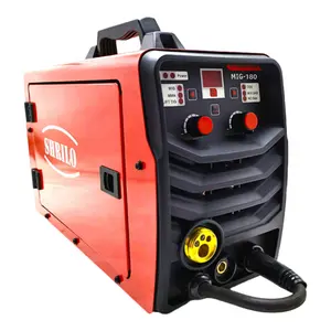 110V 220V MIG MMA LIFT TIG solda máquina Gasless MIG soldador MIG-180