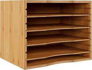 ที่เก็บเอกสารไม้ไผ่ <span class=keywords><strong>ชั้น</strong></span><span class=keywords><strong>วาง</strong></span>จดหมาย 5 <span class=keywords><strong>ชั้น</strong></span> สำหรับจัดเก็บเอกสาร จัดระเบียบ<span class=keywords><strong>โต๊ะ</strong></span><span class=keywords><strong>ทำงาน</strong></span> ห้องนั่งเล่น โฮมออฟฟิศ - Product Image 2