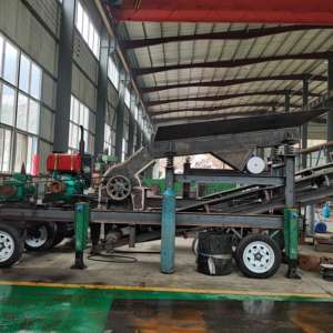 고효율 광광, 화강암, 콘크리트 시간당 15-20 톤 PC 600*600 모바일 크러셔 - Product Image 3