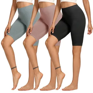 Stretchy Yoga Biker Shorts zum Laufen und Radfahren LOW Waist Women 8 Zoll Buttery Soft Shorts