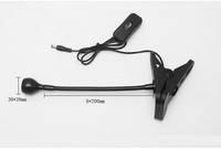Simple Style Flexible 1W Projecteur Lecture Romm Pince Lampe De Chevet Clip Étude Chambre LED Clip Lampe on Off Interrupteur Veilleuse