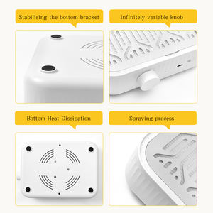 Dépoussiéreur d'ongles sans balais 48W Turbo haute puissance vitesse réglable aspirateur d'ongles rechargeable plumeau d'ongles - Product Image 4