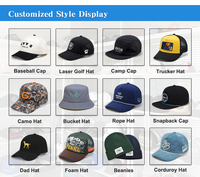 Gorras de Béisbol Personalizadas de Gamuza de 5 Paneles de Calidad Original OEM/ODM, Gorras con Barba Dorada