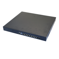 Server Firewall Industri OEM Intel Generasi ke-4 Core I3 I5 I7 CPU Chipset Z87 8 LAN 2.5GbE RJ45 2 X 82599 10GbE SFP