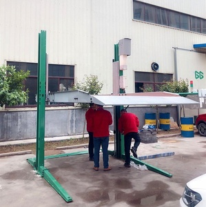 Two <span class=keywords><strong>Poat</strong></span> 2-Car 2300kg Carport de acero hidráulico con sistema de estacionamiento de elevación para estacionamiento de automóviles - Product Image 2
