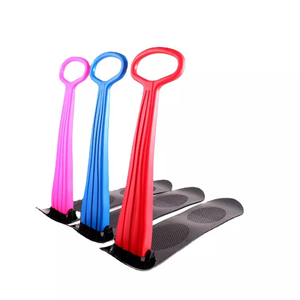 Scooter des neiges pliable en HDPE pour adultes, luge, ski, snowboard avec poignée antidérapante, couleur et logo personnalisés, imprimé, 92 cm pour la glisse - Product Image 3