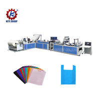 Machine de fabrication de sac non tissé bon marché de meilleure qualité Machine de découpe de sac non tissé entièrement automatique