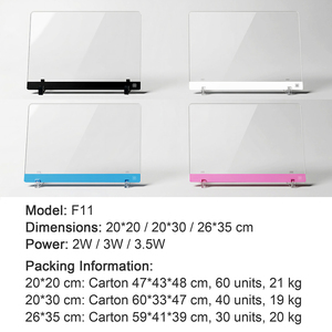 Pizarra LED Creativa de Acrílico Luminoso para Mensajes, Pizarra para Escribir Iluminada con LED, Pizarra de Notas Mágica con Brillo LED para Dibujo de Niños - Product Image 3