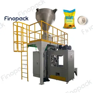 Preço de fábrica Máquina de embalagem automática de pó automática 10-50kg Embalagem de farinha Equipamento de Embalagem Máquina de pesagem para farinha