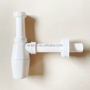 Drains Salle de bain Plastique Usine Oem Siphon 1 1/2 "Piège à bouteille