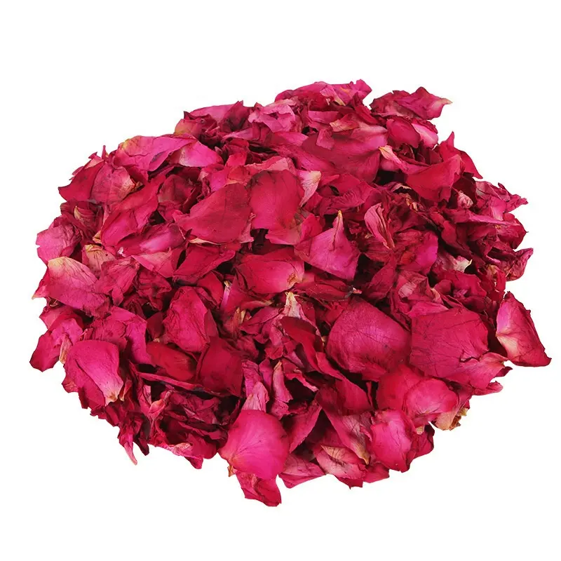 Fabrik Großhandel Hochwertige getrocknete Rosen blätter Bio getrocknetes Rosenblatt in loser Schüttung für Valentinstag Hochzeits dekoration