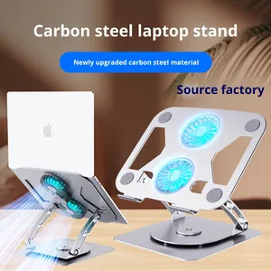 Soporte Plegable y Ajustable para Computadora Portátil, Base de Refrigeración de Aleación de Aluminio para Tablet PC, Venta al por Mayor de Fábrica - Product Image 2