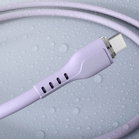 Kabel Pengisian Cepat TPE Jacket 3A USB A ke Tipe C PD 60W Kabel Data Kabel Daya USB Ponsel untuk Telepon