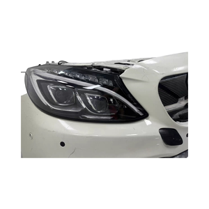 Utilisé pour Mercedes-Benz Classe C <span class=keywords><strong>W205</strong></span> Pare-chocs avant Lèvres Phares Pare-chocs Remplacement Auto Car Bodykit avec Nose Cut - Product Image 5