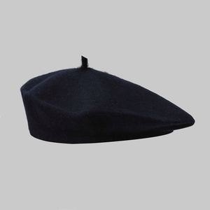 Wholesale <b>Wool</b> French Artist Beret <b>Cap</b> Winter Solid Hat for Women Girls Multiple Color - Product Image 4