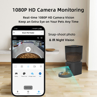 Comedero Automático para Mascotas OEM de 7L, Portátil, de Acero Inoxidable, con Cámara 1080P HD, Visión Nocturna, WiFi 5G, Dispensador de Comida para Perros