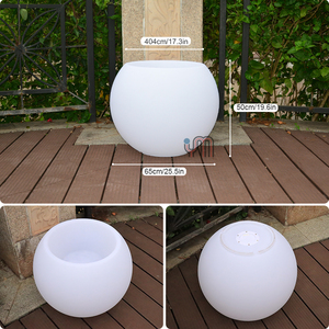 Macetas y <span class=keywords><strong>Jardineras</strong></span> Iluminadas con LED para Exteriores, Elegantes Macetas para Decoración <span class=keywords><strong>de</strong></span> Jardín - Product Image 4