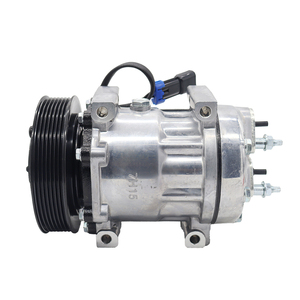 Compresor de Aire Acondicionado para Automóviles, Compresor de Aire Acondicionado para Camiones de Servicio Pesado, SD7H15 7PK Groove, Compresor de Aire Acondicionado de 12V para Camiones Kenworth - Product Image 3