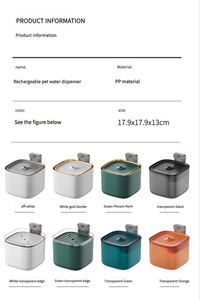 कारखाने की आपूर्ति बिल्ली कुत्ते के लिए बिल्ली के पानी का फव्वारा पीने के लिए पशु बिल्ली पानी का फव्वारा स्वचालित कुत्ता पानी डिस्पेंसर - Product Image 6