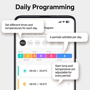 Beok BOT-R15W图雅WiFi燃气锅炉冷暖室内恒温器 - Product Image 6