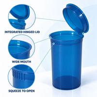 Fabricant de flacons à couvercle pop-top, contenants en plastique PP, 6DR, 13DR, 19DR, 30DR, 60DR, 90DR, OEM, vente en gros, usine