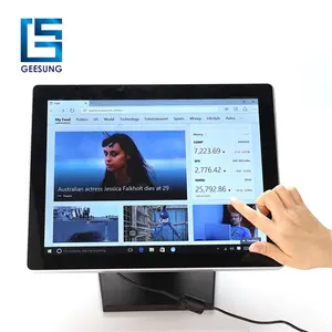 Machine POS tout-en-un Windows personnalisée Terminal de caisse enregistreuse à double écran tactile i3 i5 système POS pour restaurant